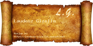 Laudesz Gizella névjegykártya